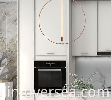 Luxury European design lacquer kitchen cabinets with island